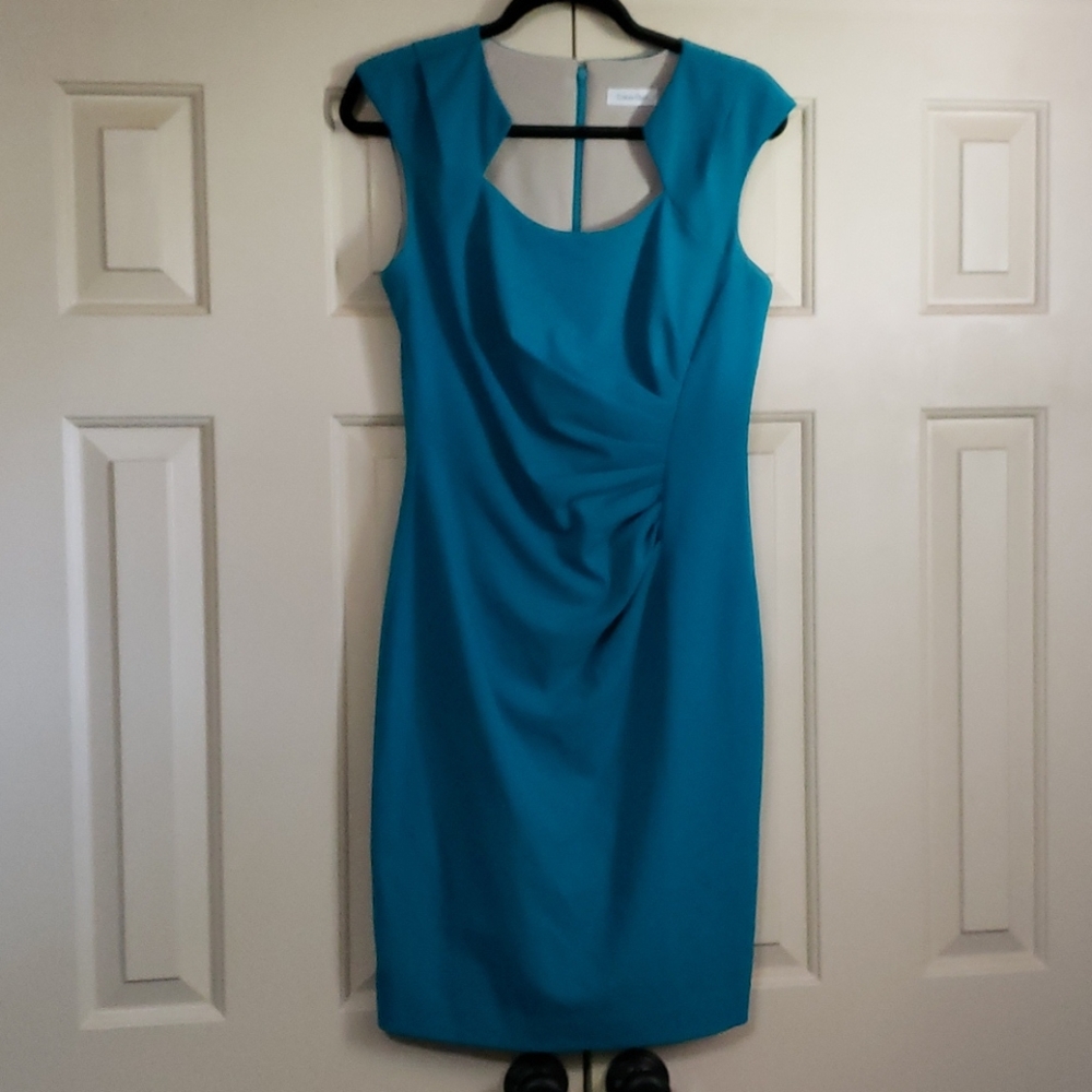 Calvin Klein Teal Dress